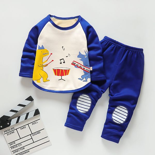 hkxn kids boys girls plus velvet thick underwear baby winter warm pajamas suit children baby pajamas outfit, White
hkxn kids boys girls plus velvet thick underwear baby winter warm pajamas suit children baby pajamas outfit, White