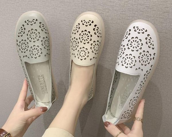 leather women flats new cut-outs summer shoes woman hollow women's loafers female solid shoe, Black
leather women flats new cut-outs summer shoes woman hollow women's loafers female solid shoe, Black