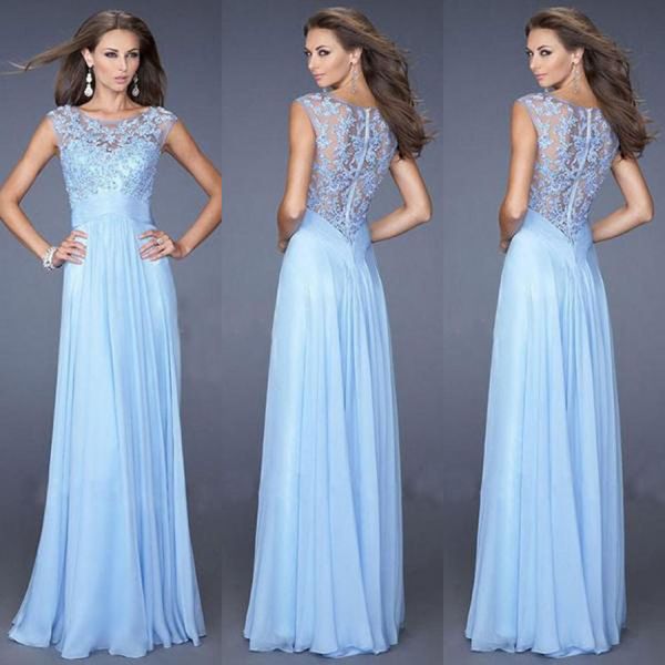 backlakegirls 2019 new fashion round neck chiffon evening dresses sleeveless appliques women dress for evening party, White;black
backlakegirls 2019 new fashion round neck chiffon evening dresses sleeveless appliques women dress for evening party, White;black