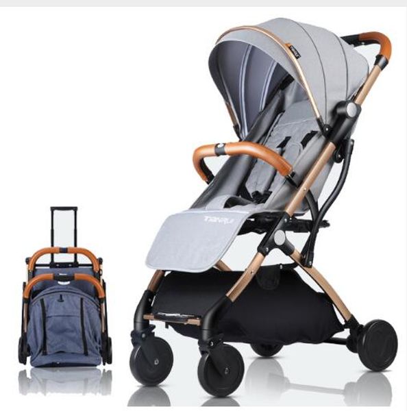 

folding lightweight baby stroller for plane travel ultra-light baby carriage prams for kids newborns pushchair