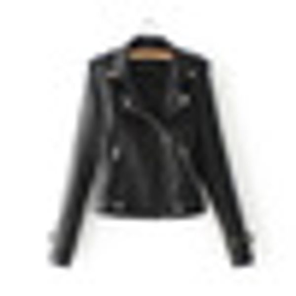 autumn winter coat women polyurethane leather jacket cool slim streetwear lapel zipper motorcycle short coat, Black;brown
autumn winter coat women polyurethane leather jacket cool slim streetwear lapel zipper motorcycle short coat, Black;brown