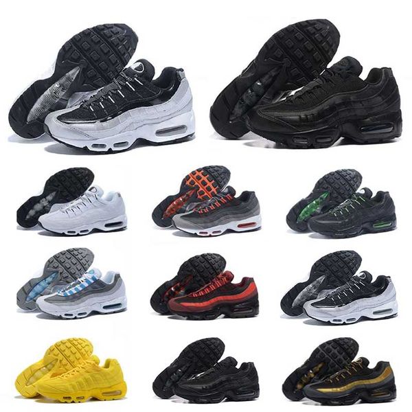 new arrive 95 men women running shoes triple black white laser fuchsia trainers high-quality chaussure cushion university sneakers 36-46
new arrive 95 men women running shoes triple black white laser fuchsia trainers high-quality chaussure cushion university sneakers 36-46
