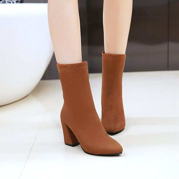 big size 9 10 11 12 boots women shoes ankle boots for women ladies shoes woman winter solid colour pointed rear zipper, Black
big size 9 10 11 12 boots women shoes ankle boots for women ladies shoes woman winter solid colour pointed rear zipper, Black