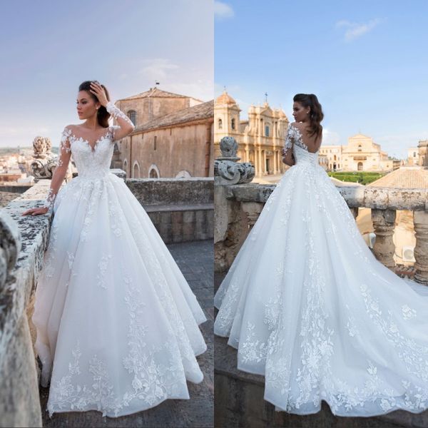 Свадебные платья Vestidos Corset 2019 Скромные аппликации с длинным рукавом и аппликациями A Line Bride Свадебные платья со шнуровкой сзади
Свадебные платья Vestidos Corset 2019 Скромные аппликации с длинным рукавом и аппликациями A Line Bride Свадебные платья со шнуровкой сзади