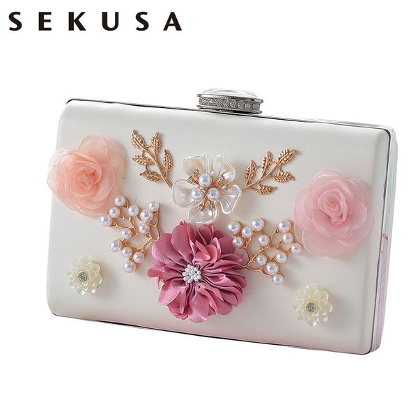 sekusa fashion pu ladies evening bags flower beaded evening bag luxury handbags women bags designer
sekusa fashion pu ladies evening bags flower beaded evening bag luxury handbags women bags designer