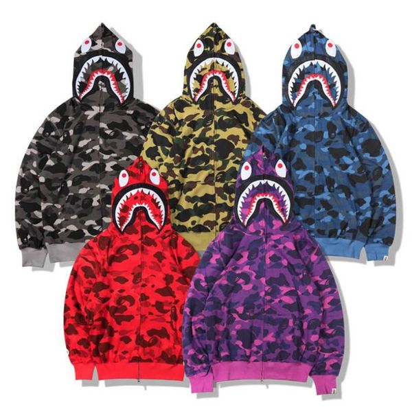 purple a bathing a ape 19bape men shark head sweater full zip camouflage hoodie jacket coat long sleeve hoodie sweater, Black
purple a bathing a ape 19bape men shark head sweater full zip camouflage hoodie jacket coat long sleeve hoodie sweater, Black