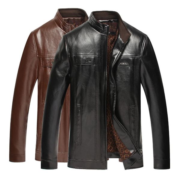 2019 manufacturers wholesale men's fur pure leather jacket collar pu leather jacket, Black
2019 manufacturers wholesale men's fur pure leather jacket collar pu leather jacket, Black