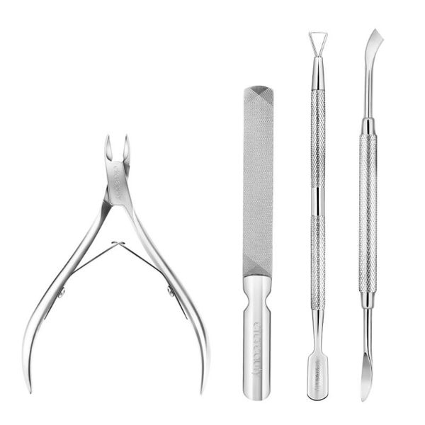 etereauty 4pcs manicure tool set stainless steel nail cuticle nipper pusher nail file manicure set polish remover tool trim
etereauty 4pcs manicure tool set stainless steel nail cuticle nipper pusher nail file manicure set polish remover tool trim