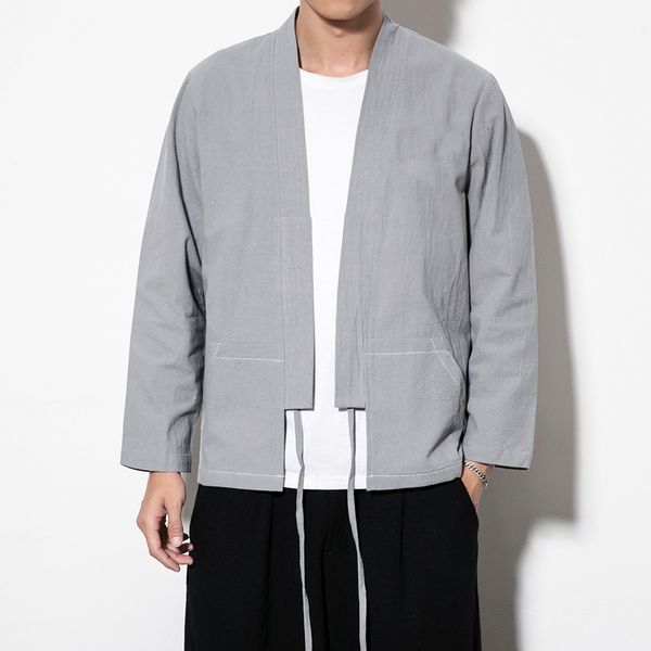 robes men's china feng chun coat chinese costume chinese clothing large size casual japanese-style solid color cardigan kimono, Black;brown
robes men's china feng chun coat chinese costume chinese clothing large size casual japanese-style solid color cardigan kimono, Black;brown