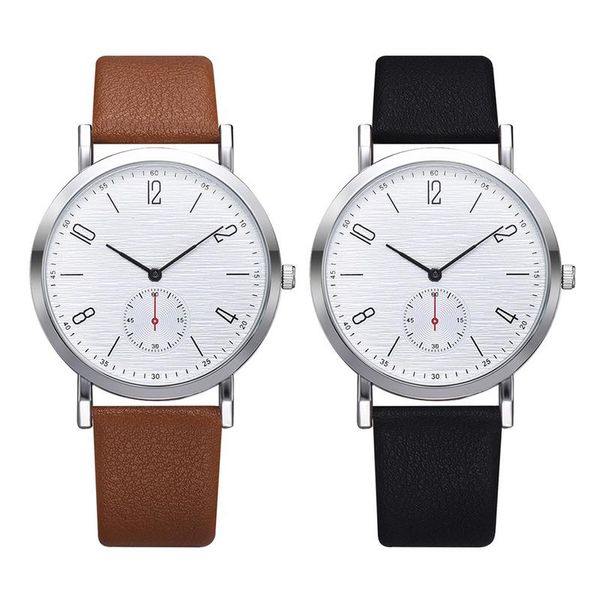 business men's quartz watch simple alloy digital scale mature pu leather electronic watch male clock, Slivery;brown
business men's quartz watch simple alloy digital scale mature pu leather electronic watch male clock, Slivery;brown