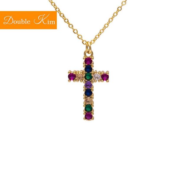 colour the cross pendant necklace copper alloy material chain necklace inlaid zircon trendy women jewelry gift oliec, Silver
colour the cross pendant necklace copper alloy material chain necklace inlaid zircon trendy women jewelry gift oliec, Silver