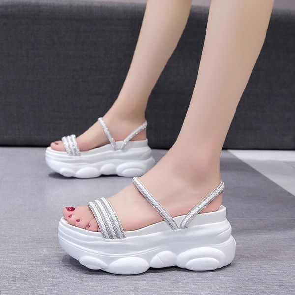 slippers women summer high-heeled shoes lady slides fashion pantofle platform increased internal heels 2020 flat soft, Black
slippers women summer high-heeled shoes lady slides fashion pantofle platform increased internal heels 2020 flat soft, Black
