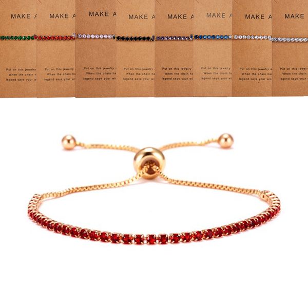 925 silver fashion cz stone paved bracelet jewelry woman classic stylish crystal adjustable bracelet with retail card, Black
925 silver fashion cz stone paved bracelet jewelry woman classic stylish crystal adjustable bracelet with retail card, Black