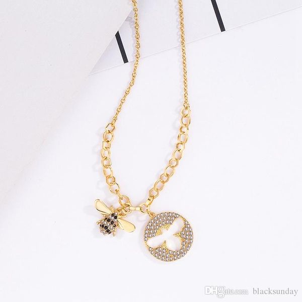 delicate bee necklace daily women necklaces fashion accessories with jewel golden lovely pendant necklaces as gifts 30%gold plating, Silver
delicate bee necklace daily women necklaces fashion accessories with jewel golden lovely pendant necklaces as gifts 30%gold plating, Silver
