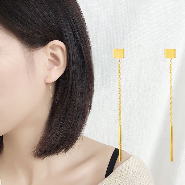 gold silver color chain earring frosted box design earring for women new black ear jewelry 2020 long 3cm
gold silver color chain earring frosted box design earring for women new black ear jewelry 2020 long 3cm