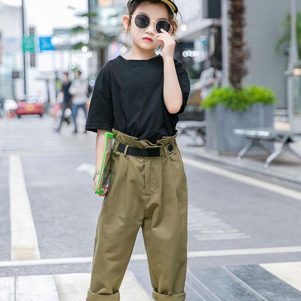 kids clothes girls sets 2020 new teenage girls summer outfits two piece suit children clothing set t-shirts + harem pants 8, White
kids clothes girls sets 2020 new teenage girls summer outfits two piece suit children clothing set t-shirts + harem pants 8, White