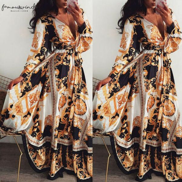 women boho wrap summer long dress holiday maxi loose sundress floral print long sleeve v neck long sleeve elegante dresses cocktail party, Black;gray
women boho wrap summer long dress holiday maxi loose sundress floral print long sleeve v neck long sleeve elegante dresses cocktail party, Black;gray