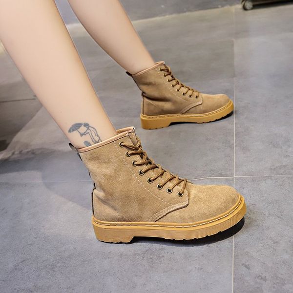 boots women 2020 new women's shoes autumn winter british suede lace-up boots women's low-tube college-style short, Black
boots women 2020 new women's shoes autumn winter british suede lace-up boots women's low-tube college-style short, Black