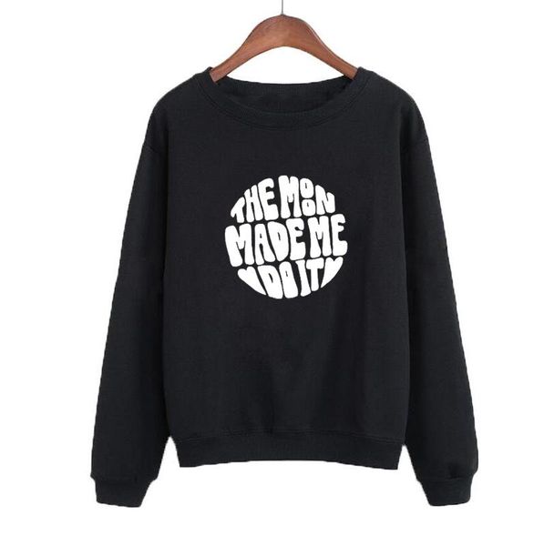 women's hoodies & sweatshirts harajuku clothe sweatshirt streetwear punk vintage crewneck women casual pullover the moon made me do it, Black
women's hoodies & sweatshirts harajuku clothe sweatshirt streetwear punk vintage crewneck women casual pullover the moon made me do it, Black