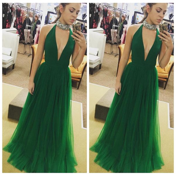 2019 high neck beaded collar a-line prom dresses tulle skirt formal long ladies evening party gowns sleeveless special occasion party gowns, Black
2019 high neck beaded collar a-line prom dresses tulle skirt formal long ladies evening party gowns sleeveless special occasion party gowns, Black