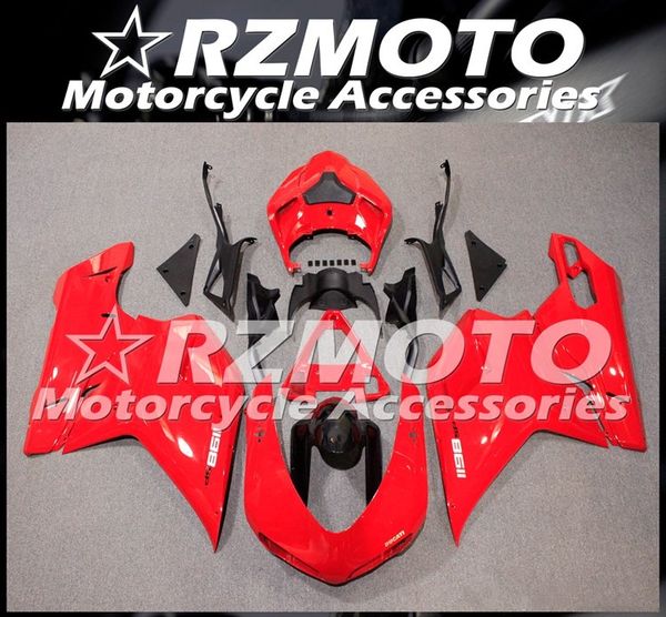 

injection mold new abs fairings set fit for ducati 848 1098 1198 1098s 1098r evo 2007 2008 2009 2010 2011 2012 custom red