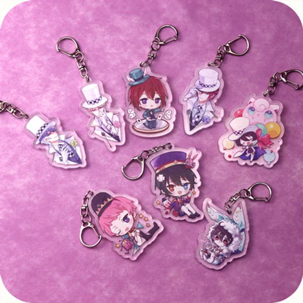game ensemble stars yuuki makoto isara mao hokuto key holder keychain double print keyrings portachiavi pendant llavero, Silver
game ensemble stars yuuki makoto isara mao hokuto key holder keychain double print keyrings portachiavi pendant llavero, Silver