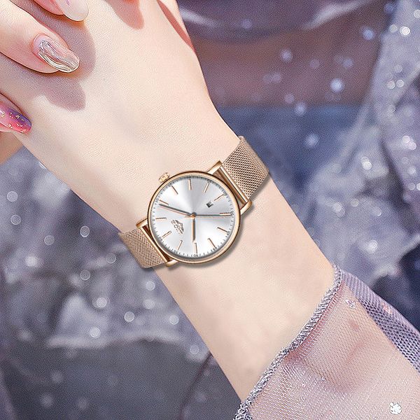 montre femme 2019 lige luxury rose gold watch women minimalist fashion casual women's watch ultra-thin waterproof quartz clock, Slivery;brown
montre femme 2019 lige luxury rose gold watch women minimalist fashion casual women's watch ultra-thin waterproof quartz clock, Slivery;brown