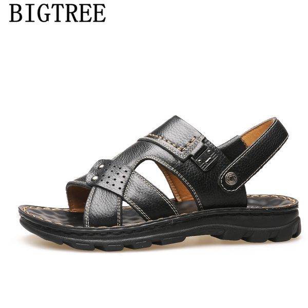 beach sandals mens sandals genuine leather mens summer men shoes+male sandalias hombre sepatu pria heren schoenen, Black
beach sandals mens sandals genuine leather mens summer men shoes+male sandalias hombre sepatu pria heren schoenen, Black