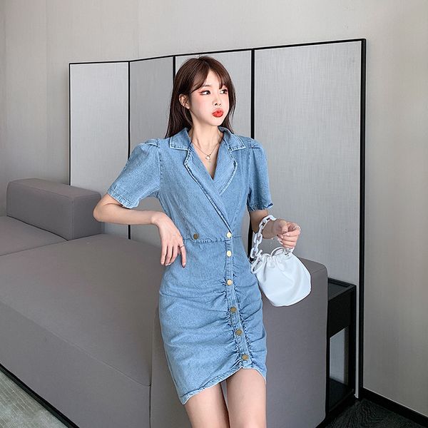 robe ete femme 2020 summer dress women bodycon jeans vintage ruched lady summer denim dresses solid vestidos de verano femme, Black;gray
robe ete femme 2020 summer dress women bodycon jeans vintage ruched lady summer denim dresses solid vestidos de verano femme, Black;gray