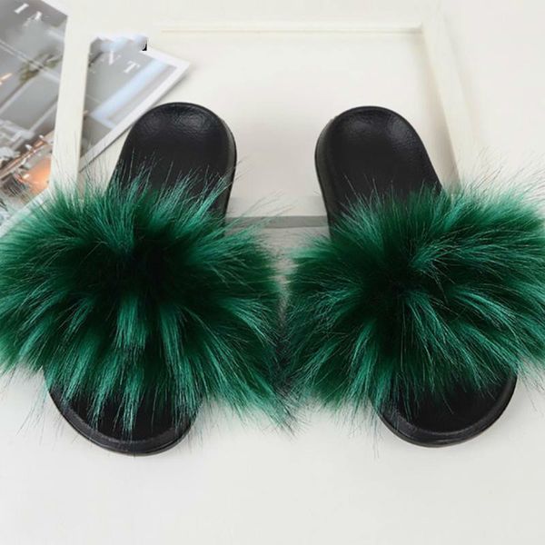 summer women raccoon fur slippers faux fur slides flat indoor flip flop ladies furry plush slipper cute fluffy sandals, Black
summer women raccoon fur slippers faux fur slides flat indoor flip flop ladies furry plush slipper cute fluffy sandals, Black