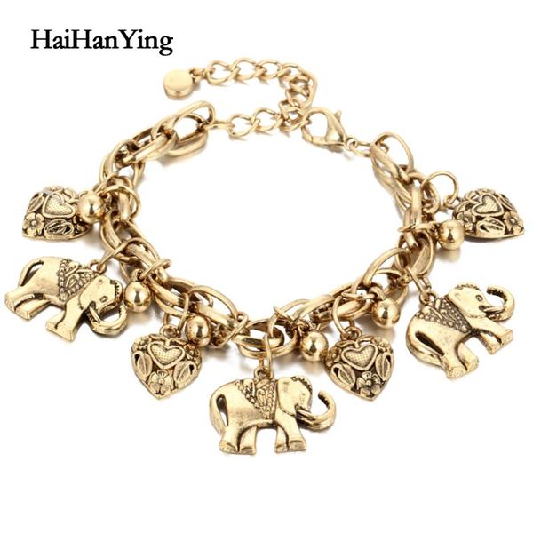 vintage bohemian gold elephant heart charms anklet for women fashion chain gift pulseira feminina jewelry, Red;blue
vintage bohemian gold elephant heart charms anklet for women fashion chain gift pulseira feminina jewelry, Red;blue