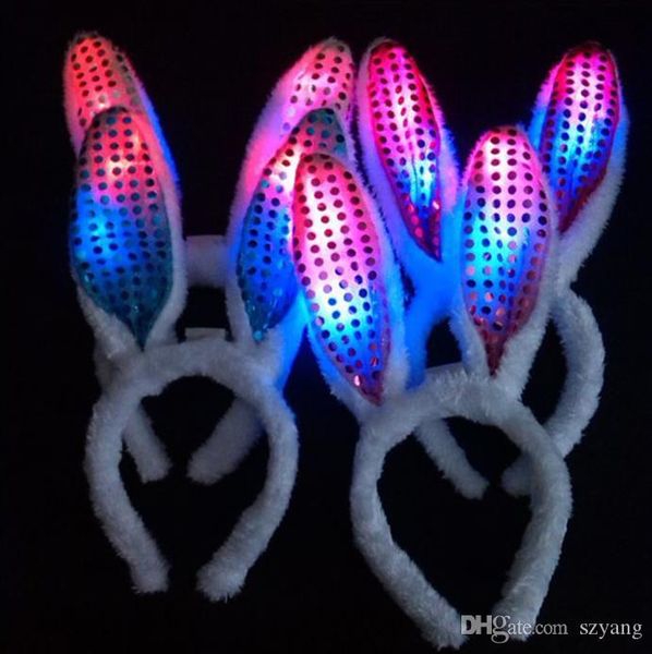 led light luminous flashing sequins headdress head hair band hoop toy rabbit ears bunny ears kid birthday party suppliy
led light luminous flashing sequins headdress head hair band hoop toy rabbit ears bunny ears kid birthday party suppliy