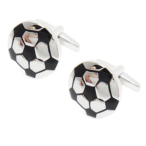 fashion football style brass business cufflinks wedding party festival gift, Silver
fashion football style brass business cufflinks wedding party festival gift, Silver