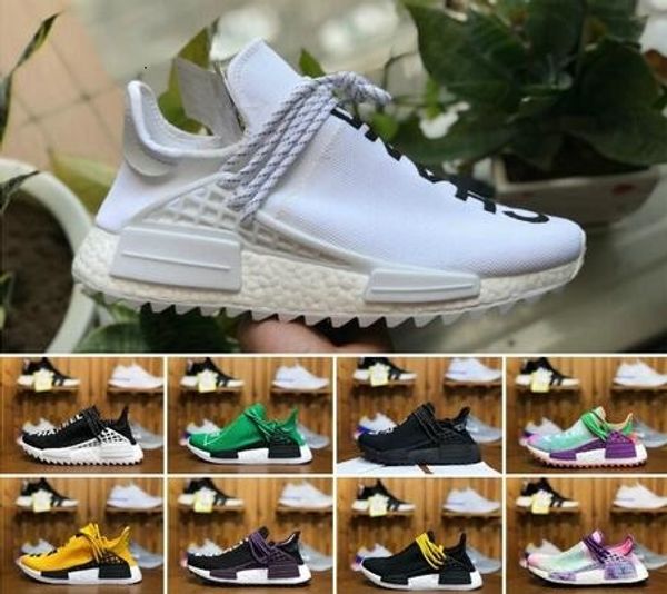 designs 2019 human race trail mens running pharrell williams hu runner yellow black white red green grey blue sport shoes trainers 36-46
designs 2019 human race trail mens running pharrell williams hu runner yellow black white red green grey blue sport shoes trainers 36-46