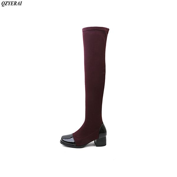 qzyerai autumn winter suede women's knee-high boots zipper women's boots european-style shoes size 34-43, Black
qzyerai autumn winter suede women's knee-high boots zipper women's boots european-style shoes size 34-43, Black