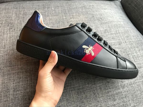 2019 luxury designer men women sneaker casual shoes low italy brand ace bee stripes shoe walking sports trainers chaussures pour hommes, Black
2019 luxury designer men women sneaker casual shoes low italy brand ace bee stripes shoe walking sports trainers chaussures pour hommes, Black