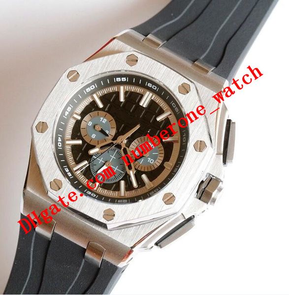 Best Quality 44mm Royal-Oak-Offshore 316L Steel Rubber Strap 26300ST.OO.1110ST.01 Sapphire 3126 Transparent Automatic Mens Watch Watches
Best Quality 44mm Royal-Oak-Offshore 316L Steel Rubber Strap 26300ST.OO.1110ST.01 Sapphire 3126 Transparent Automatic Mens Watch Watches