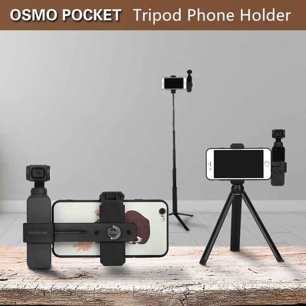 DJI Osmo Pocket Mini Phone holder Tripod extension Rod Portable Travel Tripod For Apple Samsung Sony Huawei Oppo
DJI Osmo Pocket Mini Phone holder Tripod extension Rod Portable Travel Tripod For Apple Samsung Sony Huawei Oppo