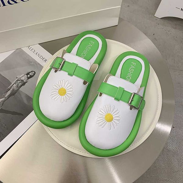 summer women mules flower designers cute woman home slippers beach casual shoes leather sandals green 2020 flat slides, Black
summer women mules flower designers cute woman home slippers beach casual shoes leather sandals green 2020 flat slides, Black
