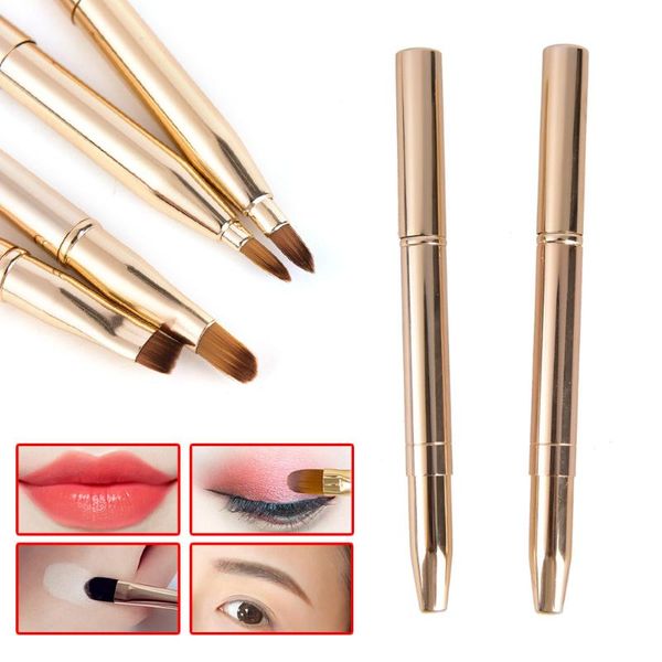 retractable double-ended makeup brush lip brush eye liner eyeshadow foundation gold make up cosmetics tool
retractable double-ended makeup brush lip brush eye liner eyeshadow foundation gold make up cosmetics tool