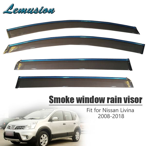 4pcs smoke window rain visor for nissan livina l10 l11 2008-2018 styling abs vent sun deflectors guard accessories
4pcs smoke window rain visor for nissan livina l10 l11 2008-2018 styling abs vent sun deflectors guard accessories