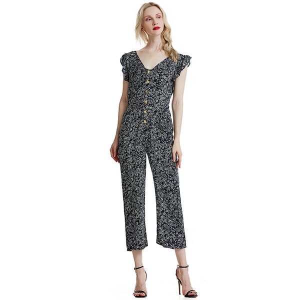 women ladies casual party jumpsuit v neck floral bandge high waist long trousers pants clubwear summer office lady, Black;white
women ladies casual party jumpsuit v neck floral bandge high waist long trousers pants clubwear summer office lady, Black;white