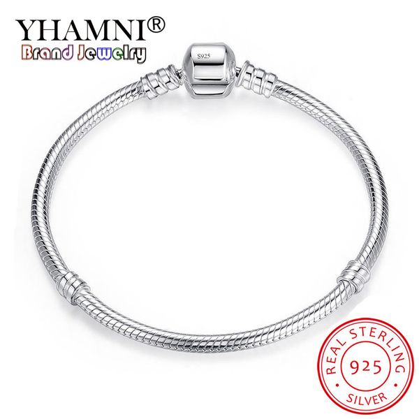 yhamni 100% solid 925 sterling silver 16-23cm long snake chain bracelet bangle luxury wedding jewelry for women gift ylb005 t7190615, Black
yhamni 100% solid 925 sterling silver 16-23cm long snake chain bracelet bangle luxury wedding jewelry for women gift ylb005 t7190615, Black