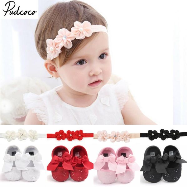 pudcoco newborn toddler baby girl cute princess crib shoes pram prewalker anti-slip sneakers soft sole + flower headhand
pudcoco newborn toddler baby girl cute princess crib shoes pram prewalker anti-slip sneakers soft sole + flower headhand