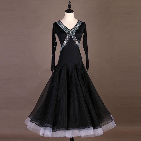 ballroom dance dresses blue women's training spandex crystals/rhinestones long sleeve waltz dancing dress, Black;red
ballroom dance dresses blue women's training spandex crystals/rhinestones long sleeve waltz dancing dress, Black;red
