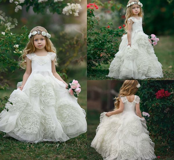 ivory flower girl dresses for wedding jewel neck a line ruffles custom made girls pageant dress floor length cute formal kids gowns, White;blue
ivory flower girl dresses for wedding jewel neck a line ruffles custom made girls pageant dress floor length cute formal kids gowns, White;blue