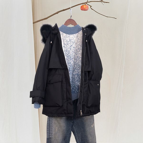 2019 new style selling fashion waist hugging short-height workwear down jacket women's mid-length da mao linc, Black;white
2019 new style selling fashion waist hugging short-height workwear down jacket women's mid-length da mao linc, Black;white