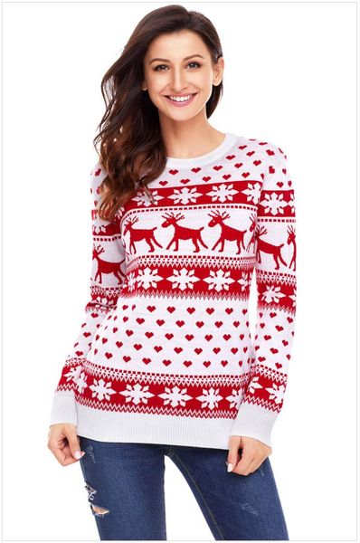 nibesser christmas warm jumper sweater brief sweater clothing with reindeer lady pullover coat autumn winter women, White;black
nibesser christmas warm jumper sweater brief sweater clothing with reindeer lady pullover coat autumn winter women, White;black