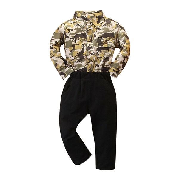 2pcs toddler baby kids boys clothes camouflage printed shirts +long pants party formal clothes gentleman kids outfits set, White
2pcs toddler baby kids boys clothes camouflage printed shirts +long pants party formal clothes gentleman kids outfits set, White