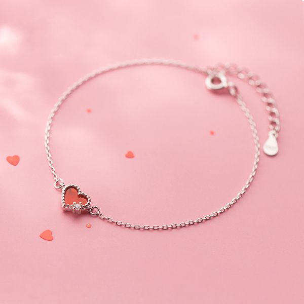 charm bracelets 925 sterling silver lovely heart shape bracelet jewelry fine for women girls lady gift, Golden;silver
charm bracelets 925 sterling silver lovely heart shape bracelet jewelry fine for women girls lady gift, Golden;silver